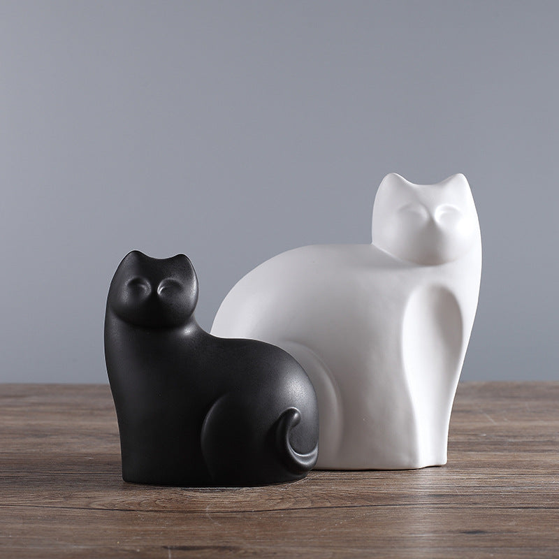 Gatto bianco e nero