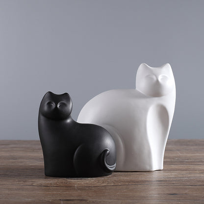 Gatto bianco e nero