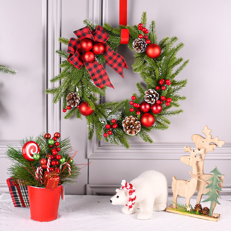 Ghirlanda Natale pigne