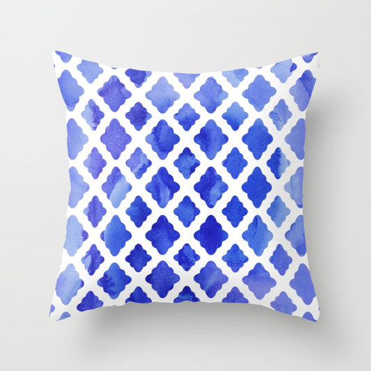 Cuscino motivo blu
