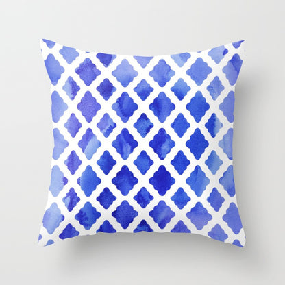 Cuscino motivo blu