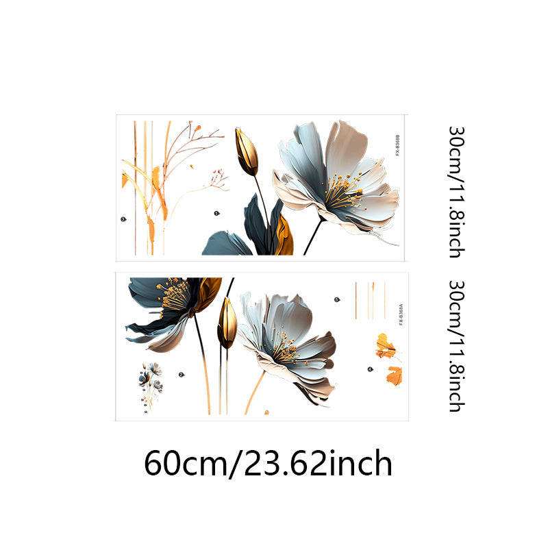 Adesivo fiori 3D
