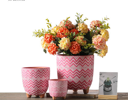 Vaso ceramica geometrico