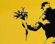 Adesivo Murale Ragazzo Fiori
