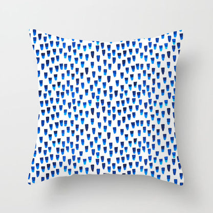 Cuscino motivo blu