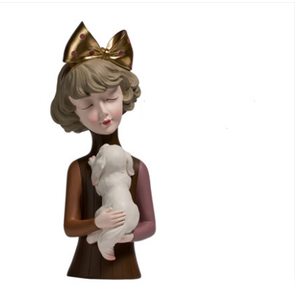 Decorazione ragazza bolle