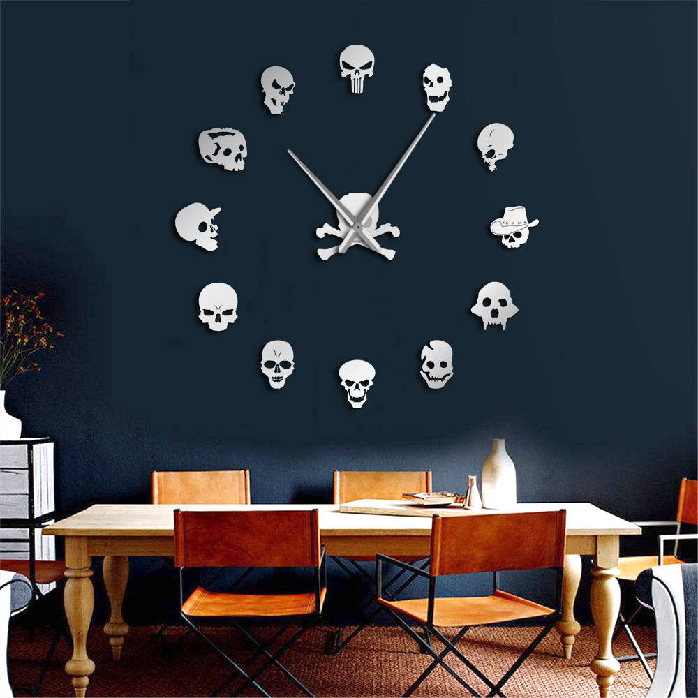 Orologio da parete Teschi e ossa