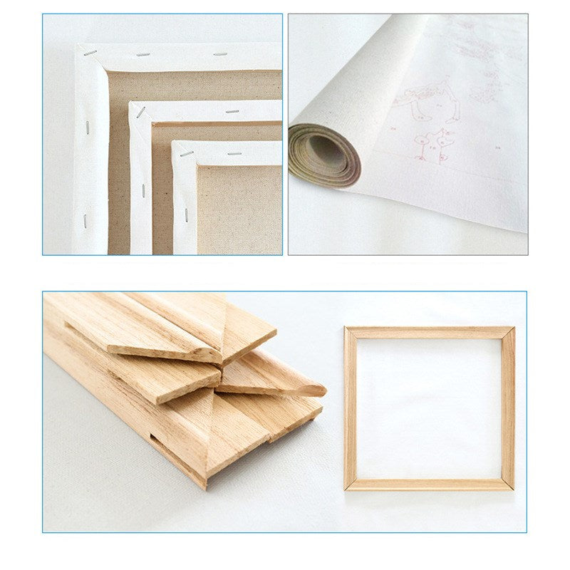 Quadro astratto donna e gatto