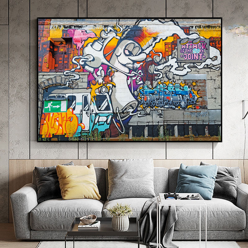 Quadro Graffiti Astratto