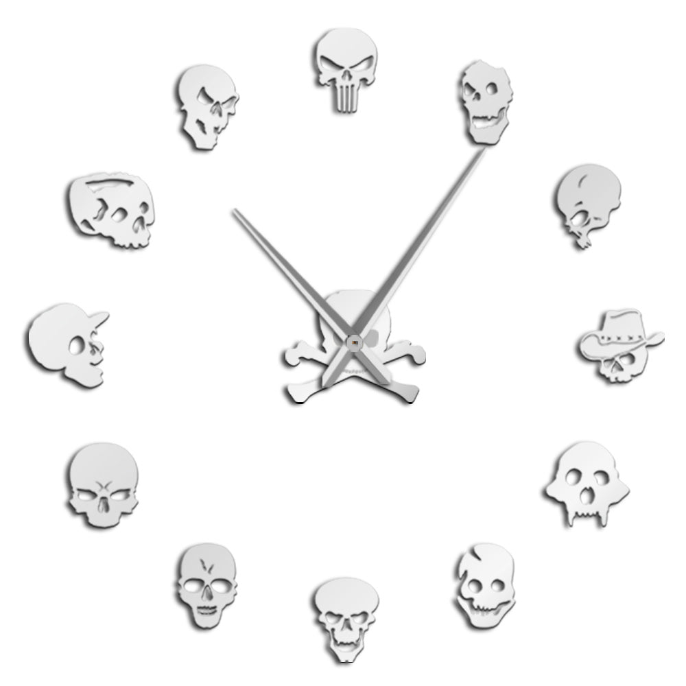 Orologio da parete Teschi e ossa