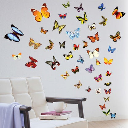 Adesivo murale farfalle