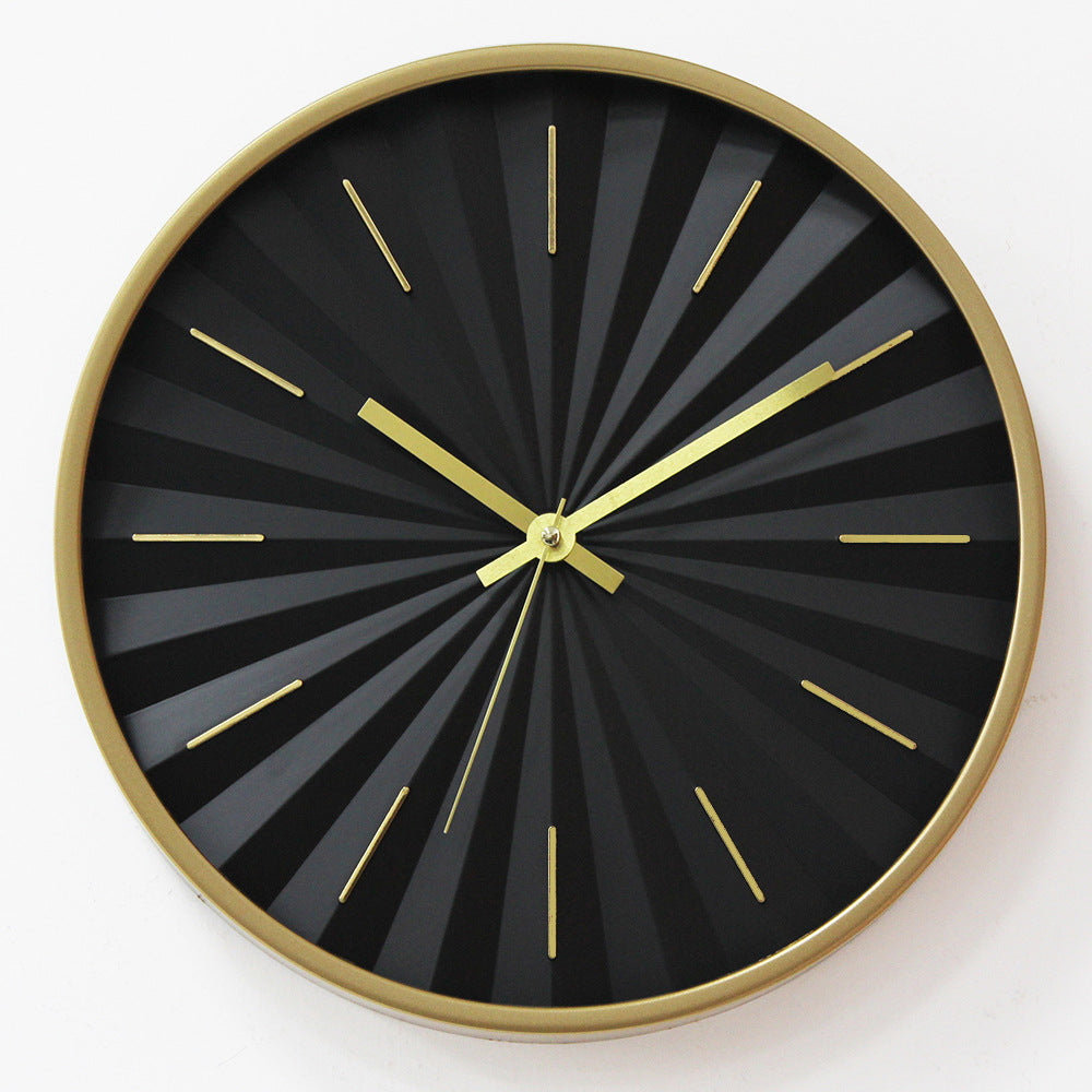 Orologio da parete Raggi art déco oro