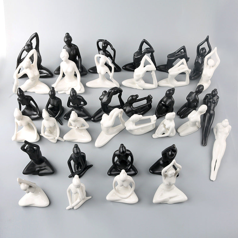Scultura ragazza yoga