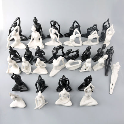 Scultura ragazza yoga