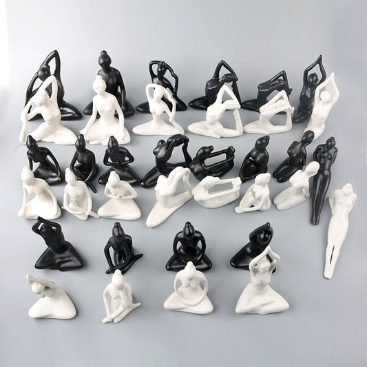 Scultura ragazza yoga