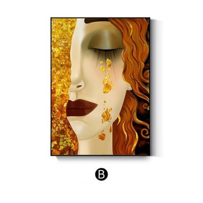 Quadro donna astratta