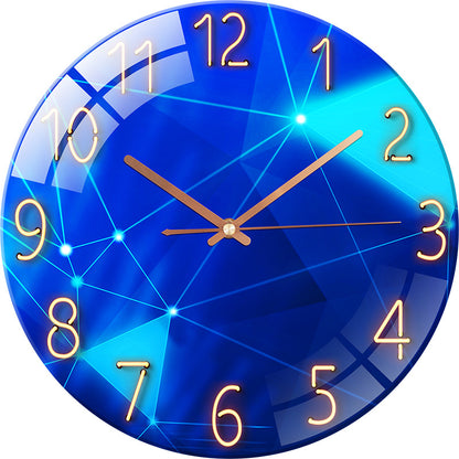 Orologio da parete Marmorizzato dorato
