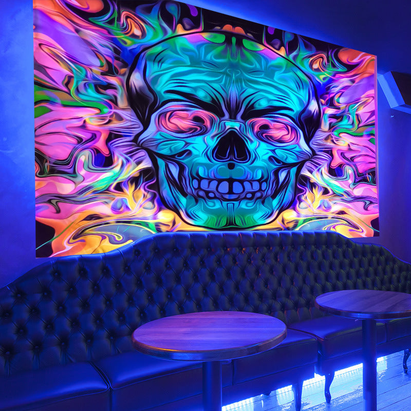 Arazzo mandala fluorescente