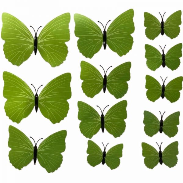 Adesivi farfalle 3D