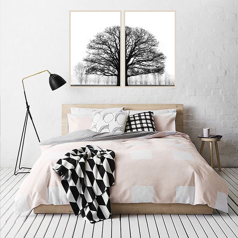 Quadro alberi invernali