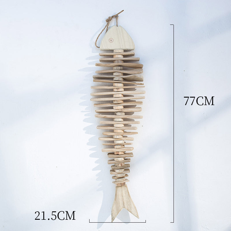 Ciondolo pesce legno