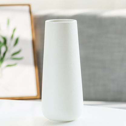 Vaso rosso forma a campana liscio