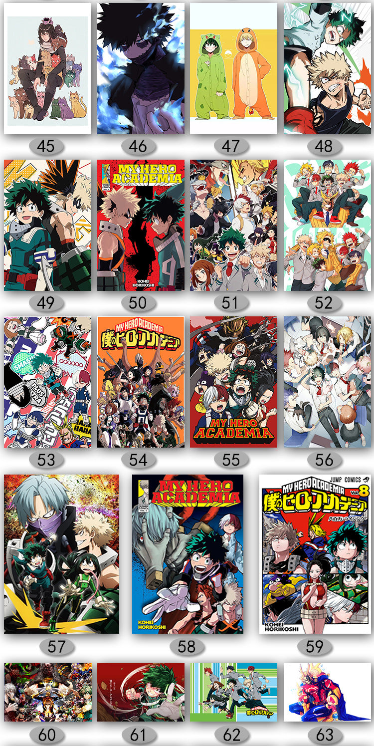 Poster Personaggi Anime