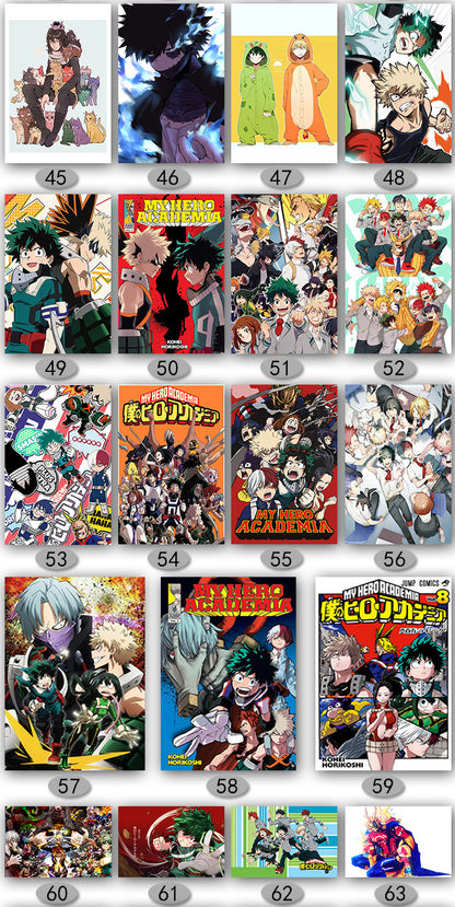 Poster Personaggi Anime