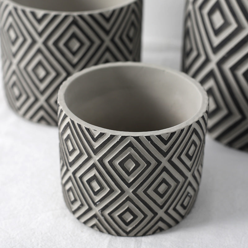 Vaso in cemento
