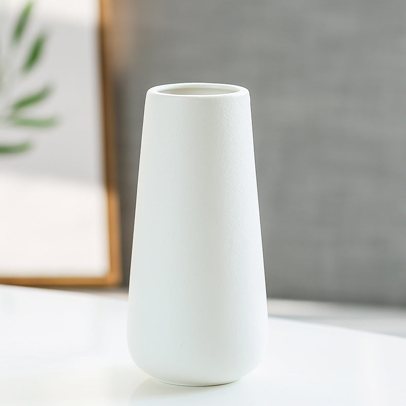 Vaso rosso forma a campana liscio