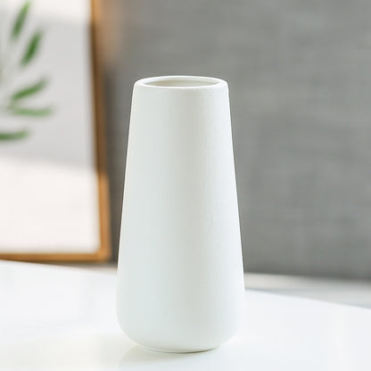 Vaso rosso forma a campana liscio