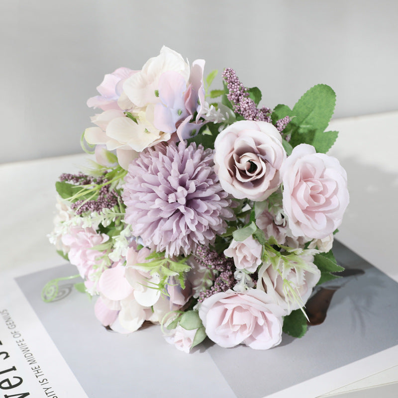 Bouquet rose artificiali
