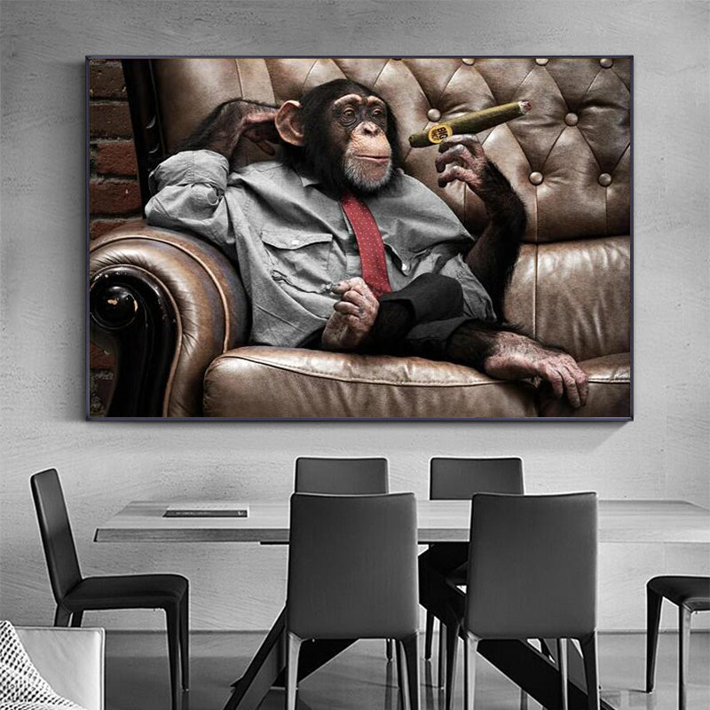 Quadro tela gorilla