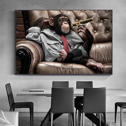 Quadro tela gorilla