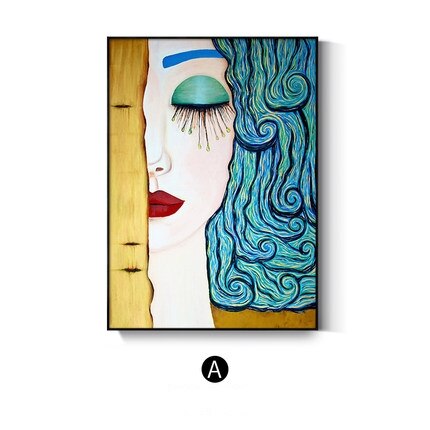 Quadro donna astratta