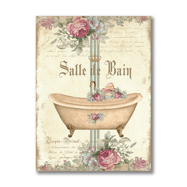 Poster bagno vintage