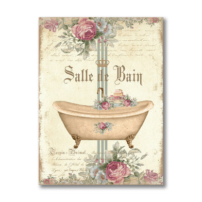 Poster bagno vintage