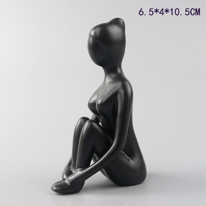 Scultura ragazza yoga