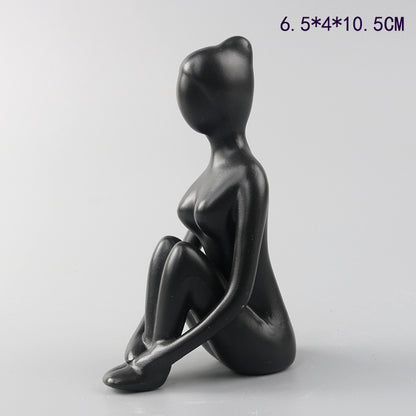 Scultura ragazza yoga