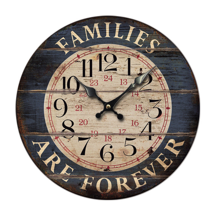 Orologio da parete Families forever shabby