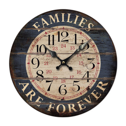 Orologio da parete Families forever shabby
