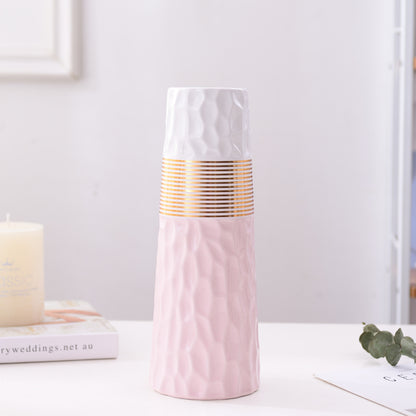 Vaso ceramica bicolore