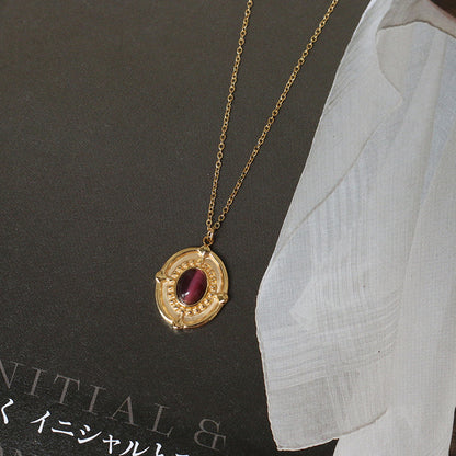 Collana barocco opaline viola