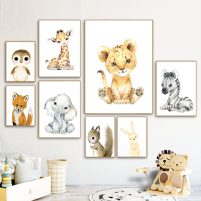 Quadro elefante cartoon