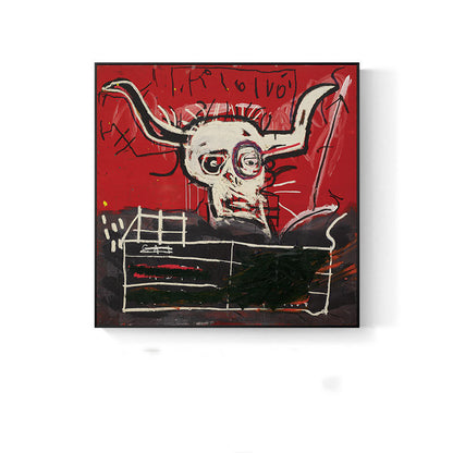 Quadro graffiti stile industriale