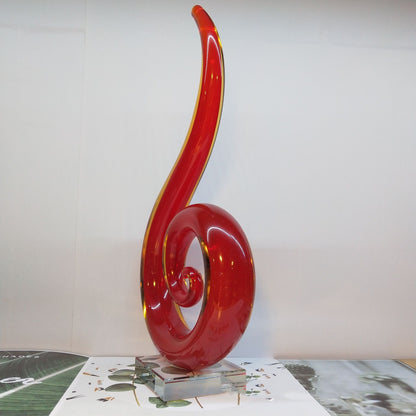 Ornamento vetro astratto
