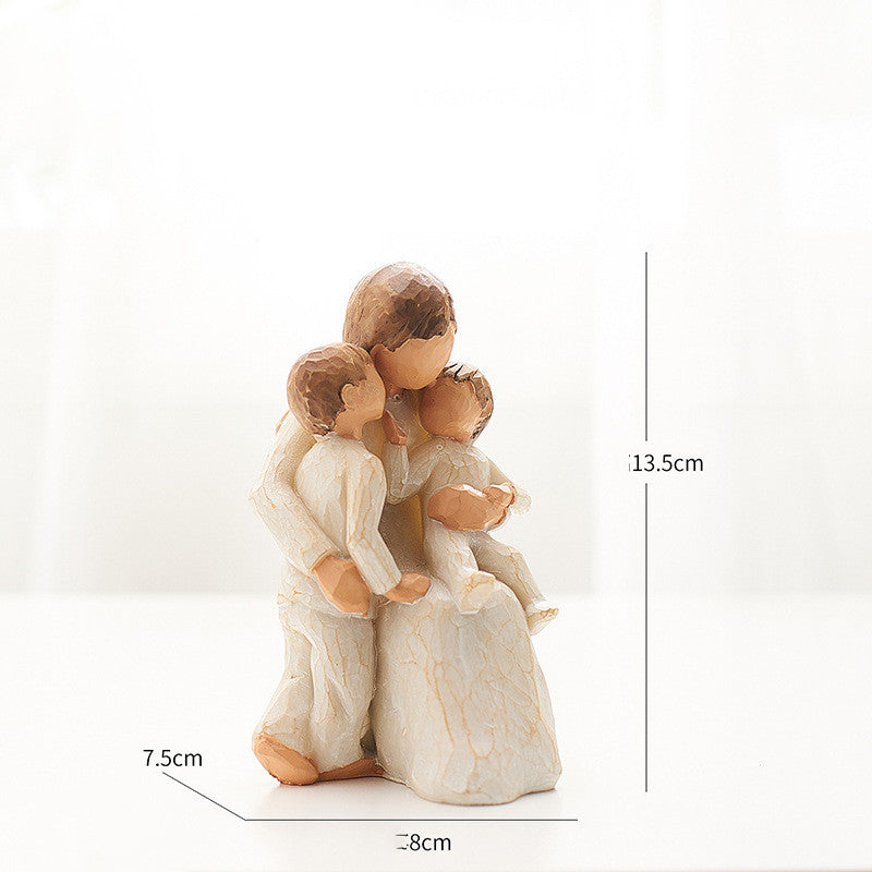 Statuetta Famiglia Nordica