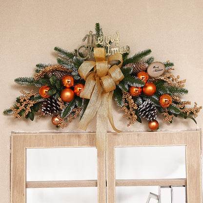 Ghirlanda Natale in Rafia