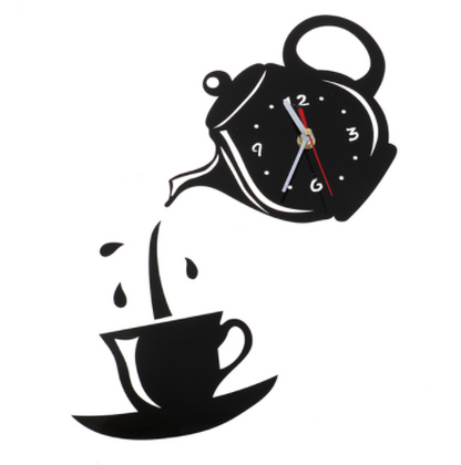 Orologio da parete Teiera forma speciale