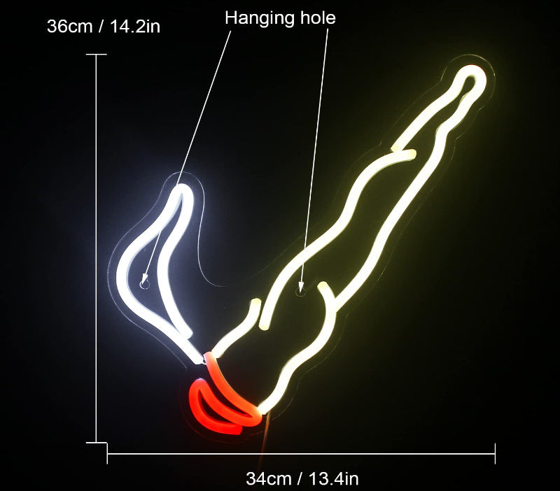 Insegna neon tema sport